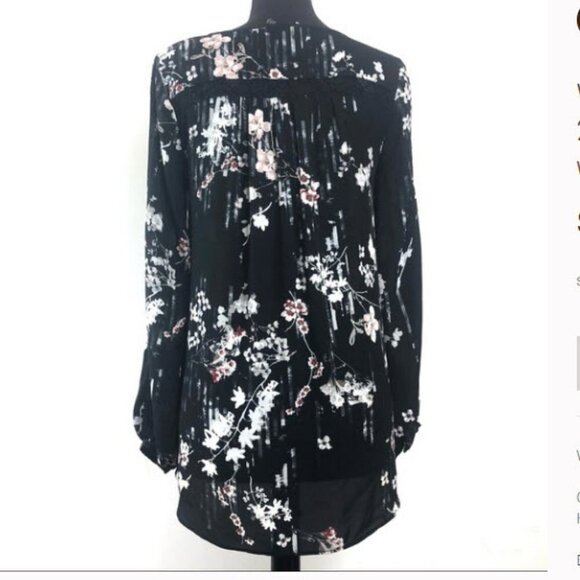 Three Mixed Floral Top Bundle Lot of Dressy Tops Blouses Statement Top SZ S M - Picture 7 of 14
